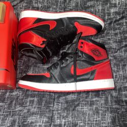 Air Jordan 1 OG Satin Bred