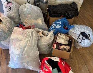 Free kids women’s and baby clothes and shoes