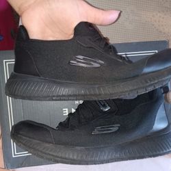 Black Skecher Anti Deslizante