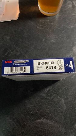 4 - Iridium BKR6EIX spark plugs