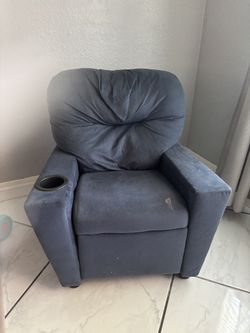 Kids Blue Recliner