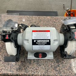 8” Bench Grinder Slow Speed
