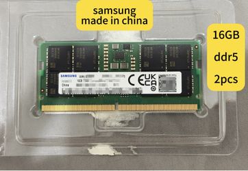2× Samsung 16GB DDR5 Laptop RAM – 32GB Total