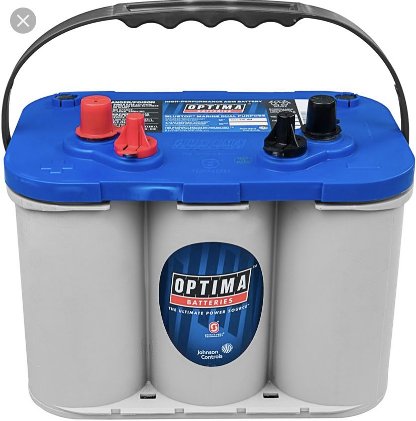 BLUE TOP MARINE OPTIMA BATTERIES AVAILABLE
