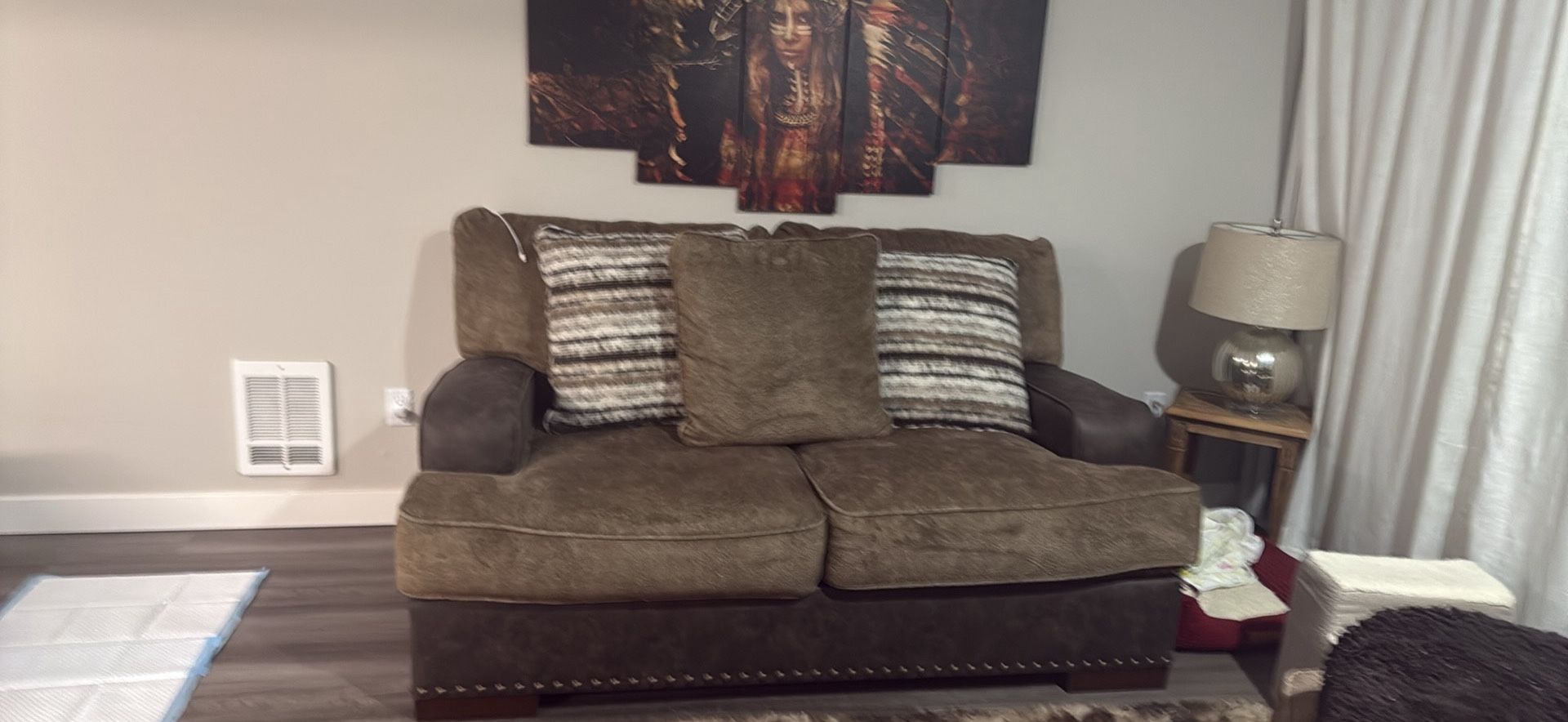 Loveseat Plus Ottoman 