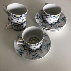 Fine Porcelain Tea Set - 4 Pc