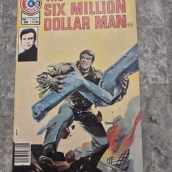 The Six Million Dollar Man #1 (Charlton June 1976) First Appearance Comic Book