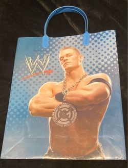 WWE John Cena Hard Plastic Gift Bag