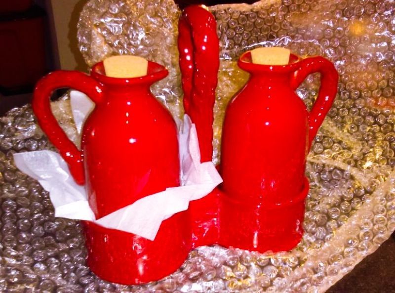 *Brand New* Red Kitchen Carafe Earthware