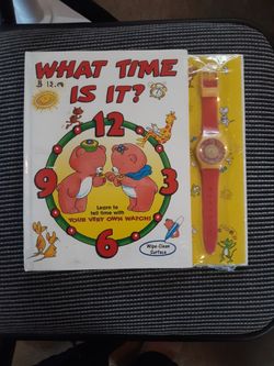 Children's Time Learning Work Book