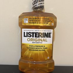 Listerine Original Antiseptic Mouthwash , 1.5 L