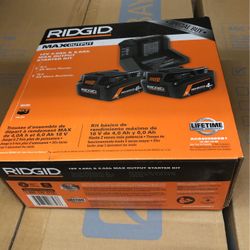 Ridgid  Charging System with 2 Batteries