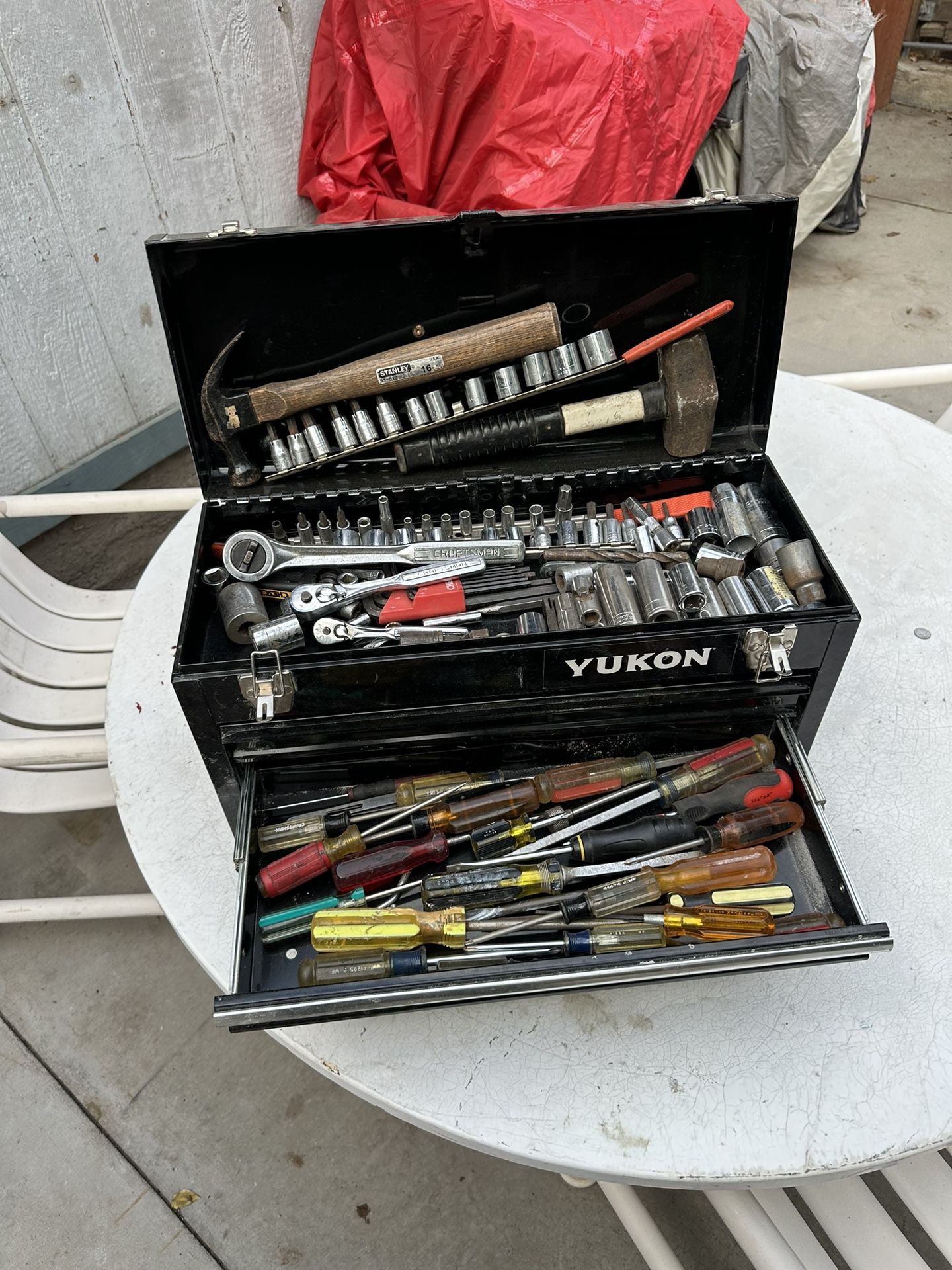 Yukon Tool Box With Tools In It