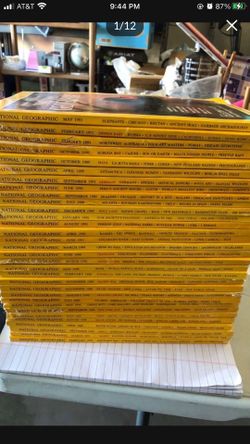 32 National Geographic Magazines