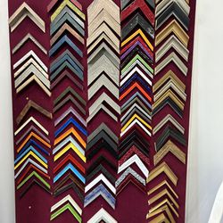 Picture Frame Samples Chevron Pattern