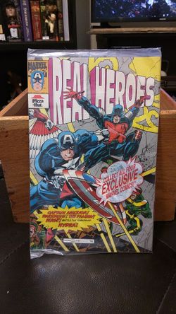 Captain America and Wasp in Real Heroes