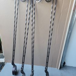 Ornate Cast Iron Topper Poster Queen Metal 