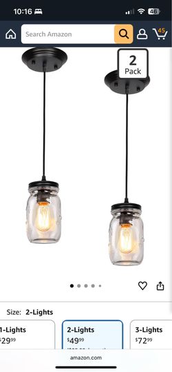 4 pendant lights