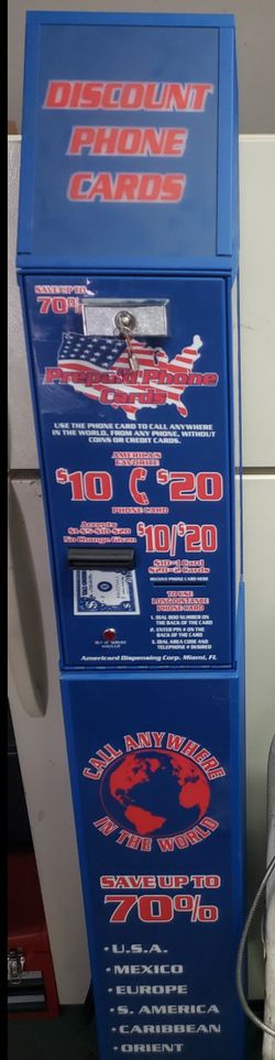 Prepaid Phone Card Vending Machine