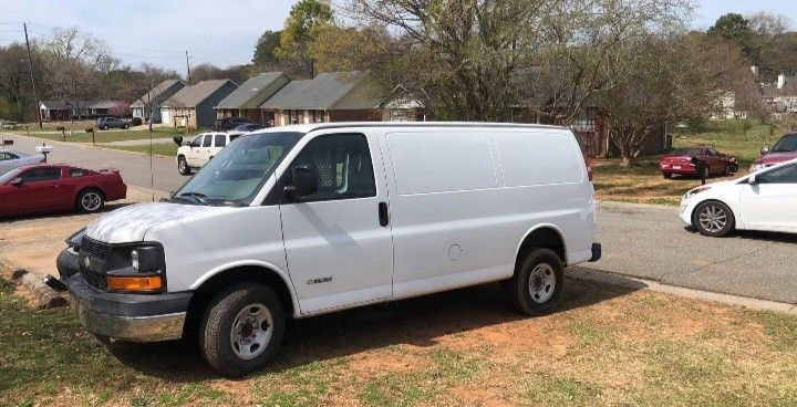 Chevy 3500 express cargo van 93780 miles