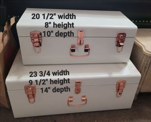 Metal Storage trunks/Baul de metal