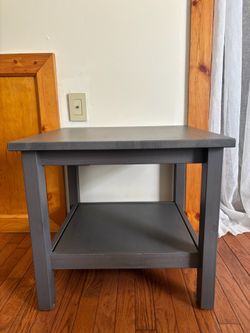 Grey side table