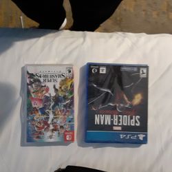 Ps-4 Spider man/ Nintendo  Switch  -Super Smash Bros
