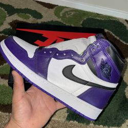 Jordan 1 Court Purple