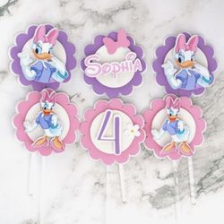 Disney Daisy Cupcake Toppers 