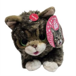 Lil Bub Cuddlebarn Kitty Cat Plush 12" Stuffed Animal Fully Functional Lights Up
