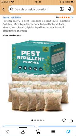 WEZNNK Pest Repellent Pouches - 16 Pack