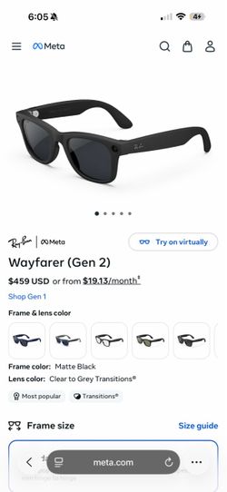 Ray Bans Meta gen 2