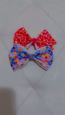 Set of 2 Ribbon Hair Bows