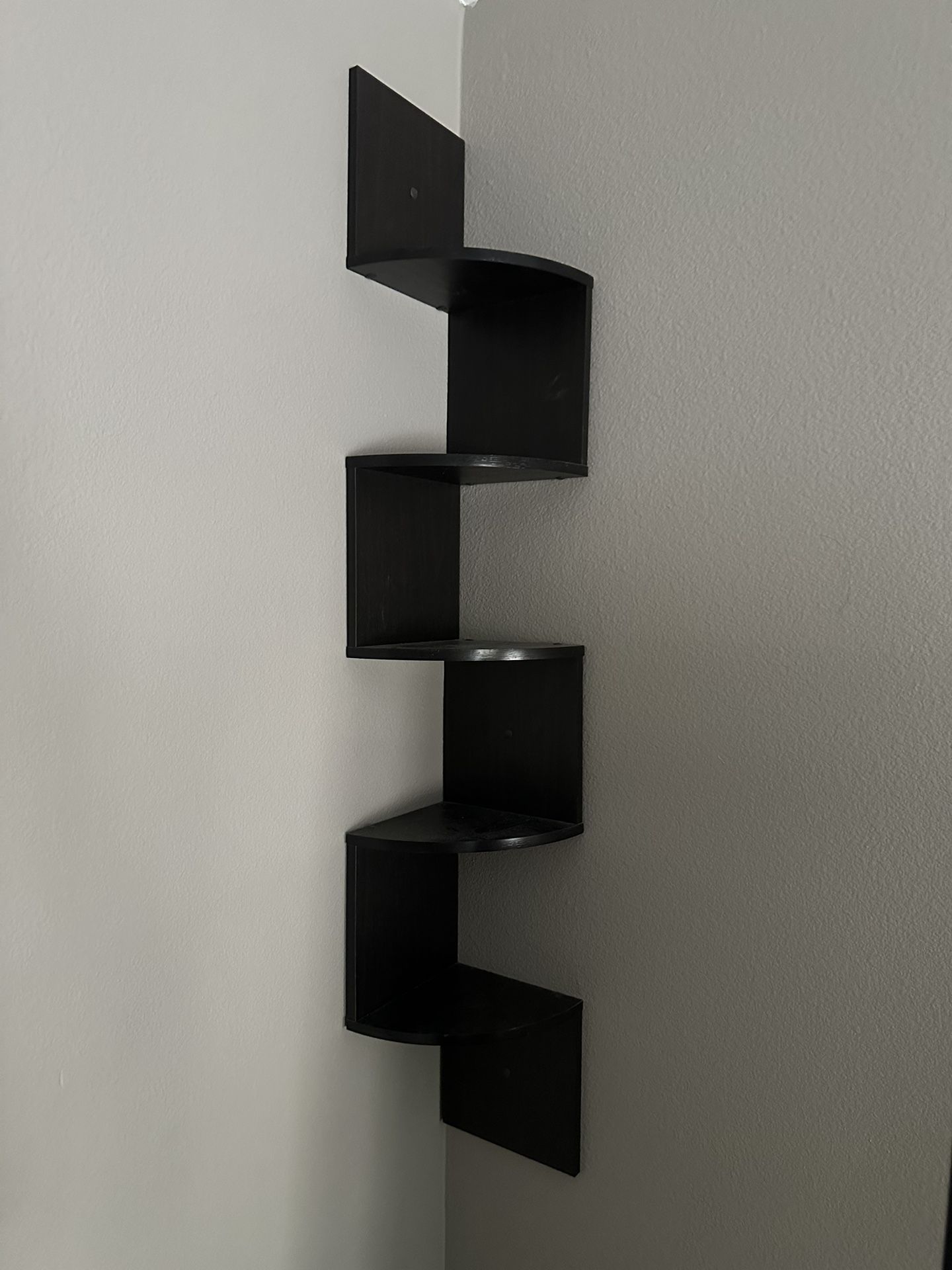 Black-brown Corner Wall Shelf