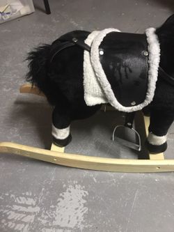Rocking horse with sounds
