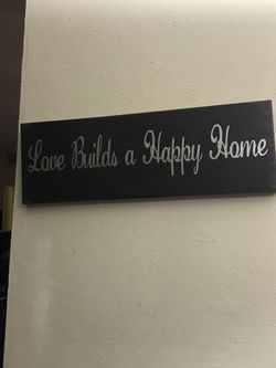 Wall hanging sign