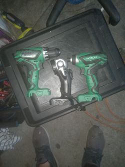 Hitachi Driveg Drill & Impact Driver, Light