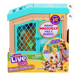 Little Live Pets, Mama Surprise, Soft, Interactive Mama Guinea Pig, 20+ Sounds & Reactions, Ages 4+