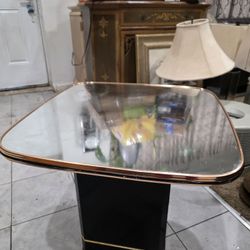 80's Glass Table
