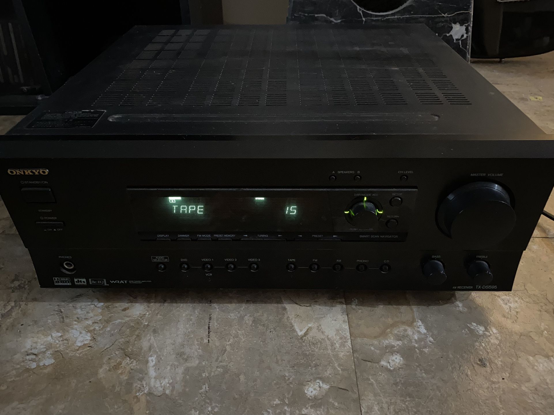 Onkyo AV Receiver TX-DS595 *Read Description 