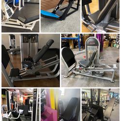Tons Of Leg Presses- 12 Available! Weight Stack Loaded & Olympic Plate- Commercial Gym Quality!