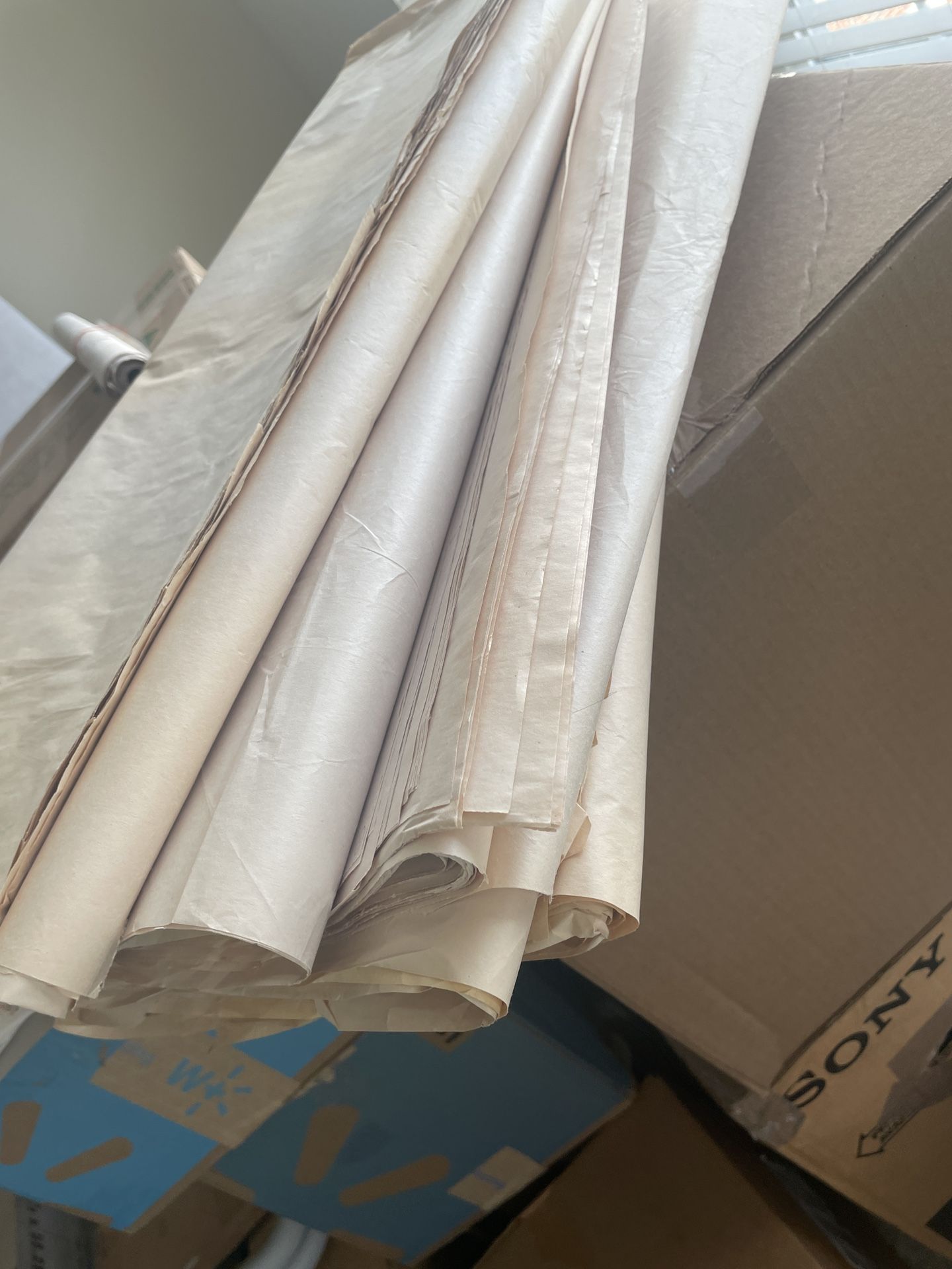 Lot Of 175 Big Packing Paper Sheets - 33” X 27”