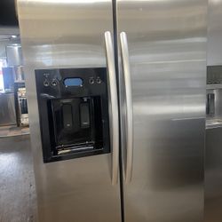 Kitchen Aid Side By Side Stainless Steel Refrigerator 