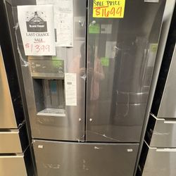 Frigidaire Refrigerator Black Stainless Steel 