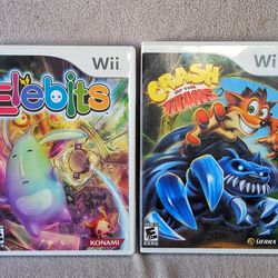 Nintendo Wii - 2 games: Crash of the Titans & Elebits *CIB*