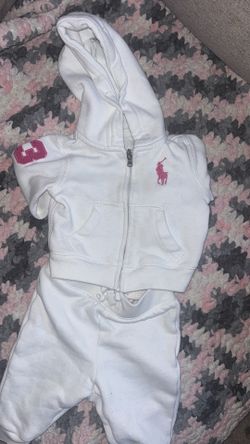 Baby girl polo sweatsuit