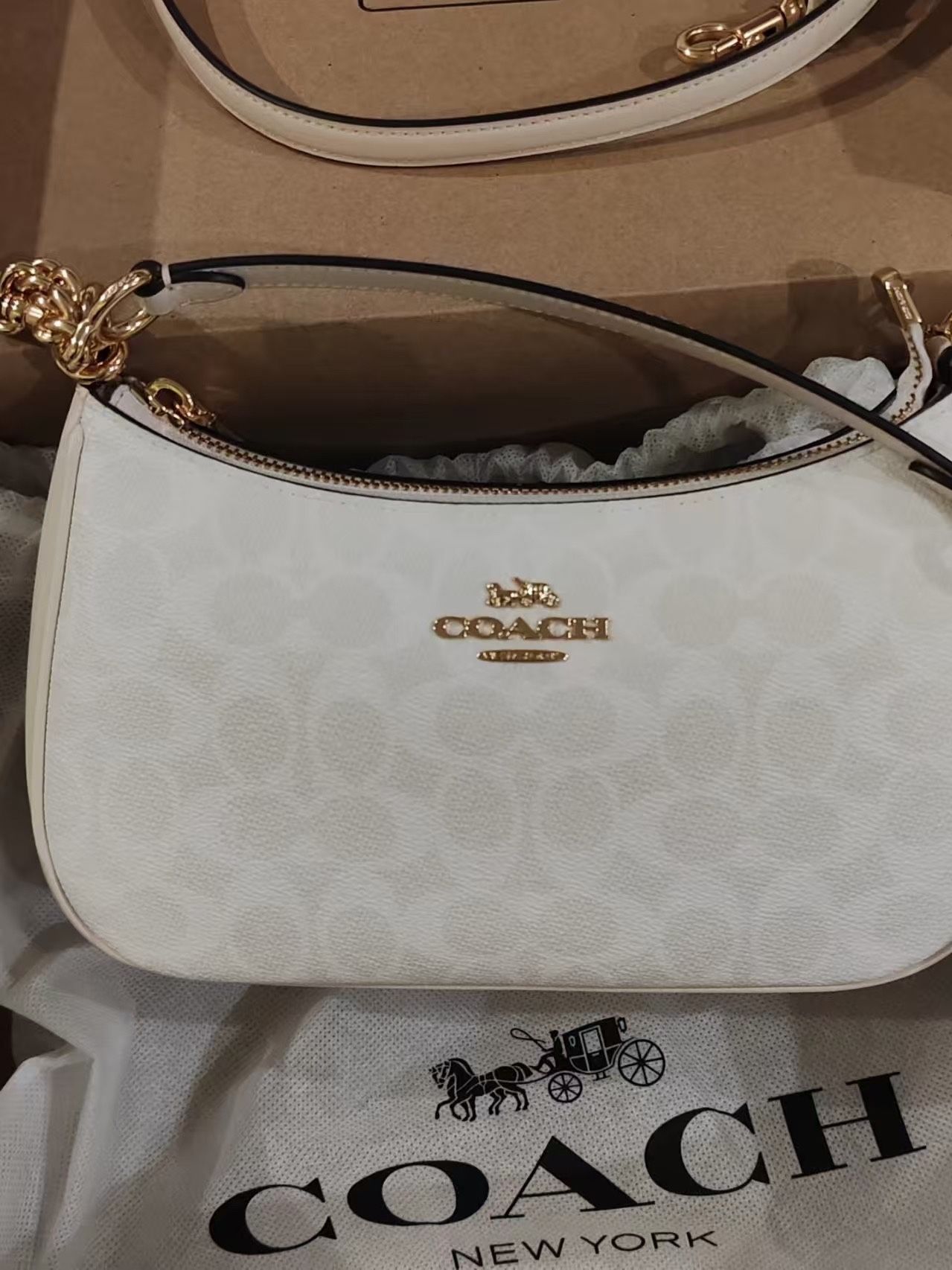 COACH Teri Shoulder Bag In Signature Canvas