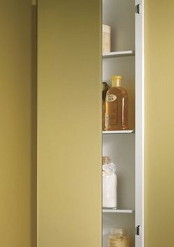 Horizon 16" x 36" Recess Mount Steel Shelves Medicine Cabinet