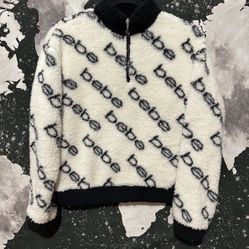 Bebe Fleece Logo Sweater 