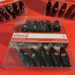 NEW COKE BOTTLE LIGHT SET INDOOR -OUTDOOR USE